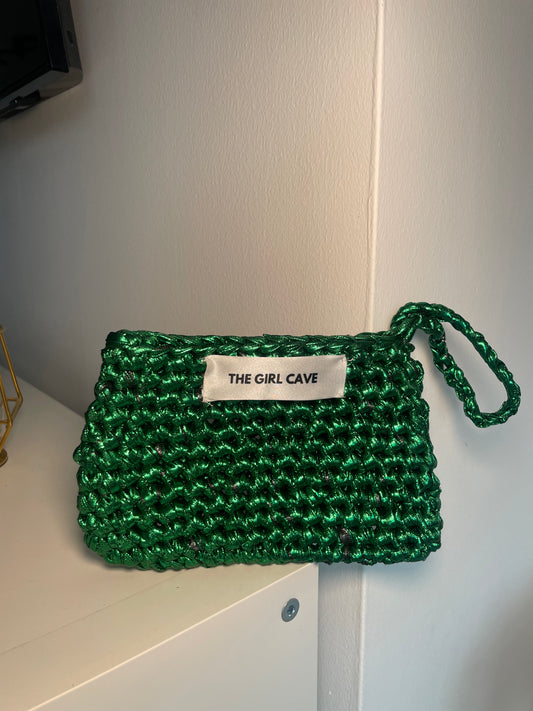 GREEN MINI WRIST BAG